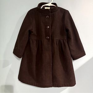 Girls wool peacoat